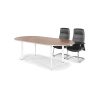 Bàn họp 2m4 mặt Oval BH24-CO