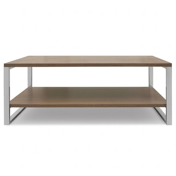 Bàn Trà Khung Sắt Mặt Gỗ BSP04