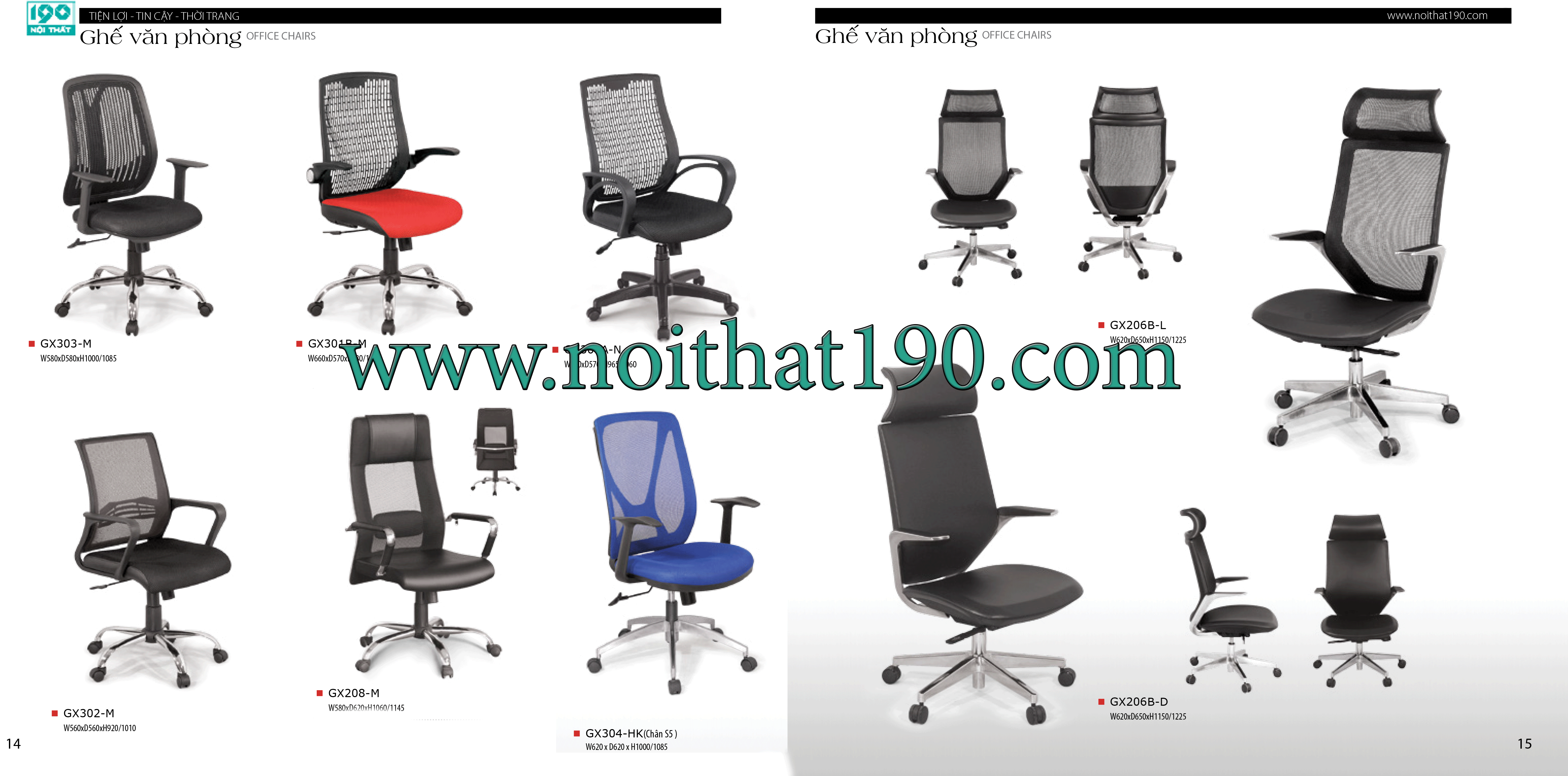 Bật mí những mẫu ghế văn phòng 190 đầy hiện đại (P.1)