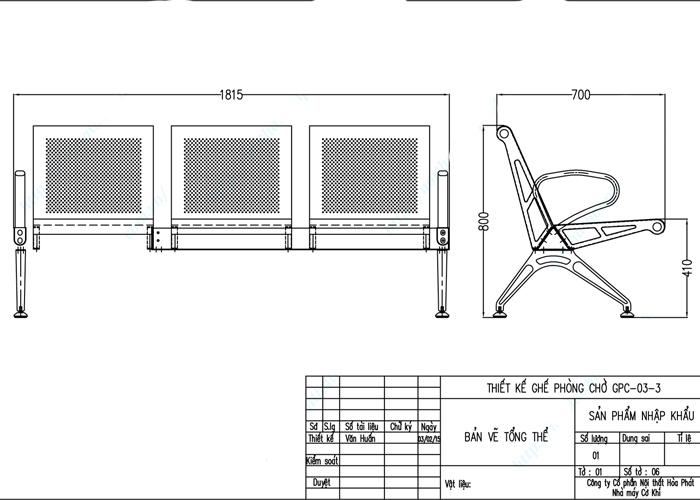 Bản vẽ thiết kế tổng thể ghế hội trường gỗ tự nhiên TGA01