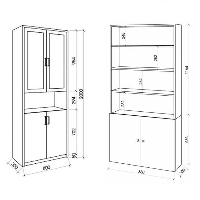 kích thước tủ hồ sơ-1