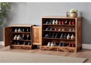 tủ giày gỗ tự nhiên