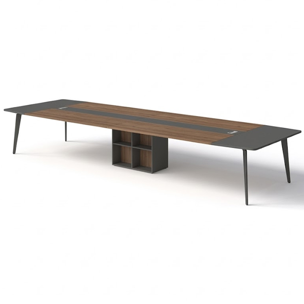 Bàn họp chân sắt mặt gỗ 1910BH48