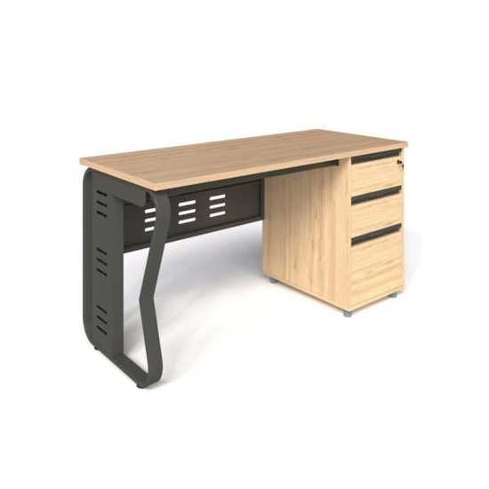 Bàn Nhân Viên 1m2 Hộc Liền 1903.1B12H6