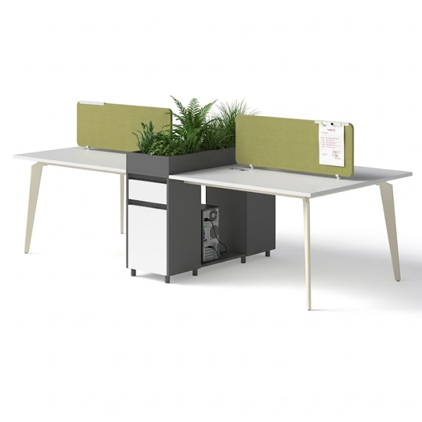 Cụm Bàn Làm Việc 4 Chỗ 1910B24-2H