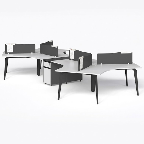 Cụm Bàn Làm Việc 6 Chỗ 1910BLC3-2H