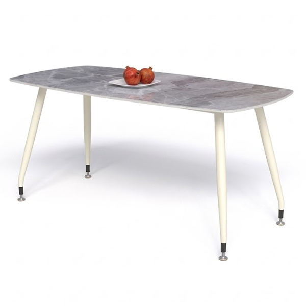Bàn ăn mặt đá ceramic 1m4 BA02-D14
