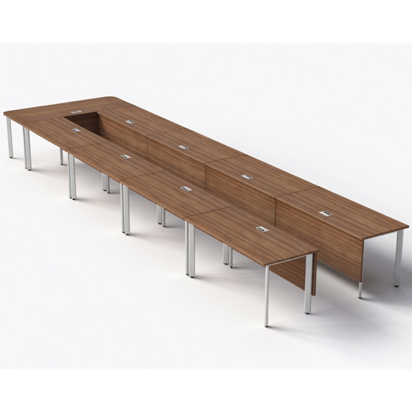 Bàn họp chữ U chân sắt BH72U-CO