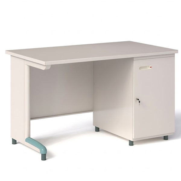 Bàn Sắt 1m4 2 Hộc Ngăn Kéo BSS14H