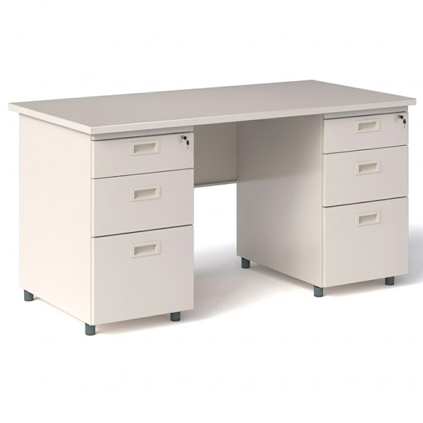 Bàn Làm Việc Sắt 1m4 BSS14H3