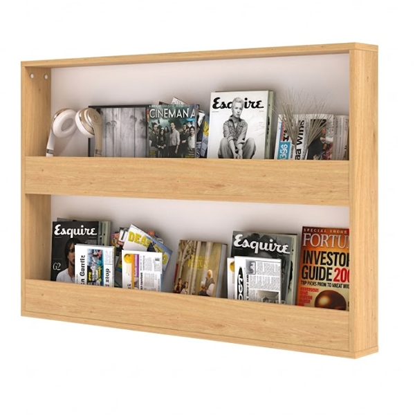 Kệ sách treo tường 2 tầng KT02-80