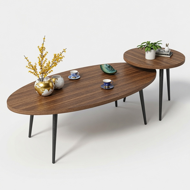Bàn Sofa Đôi BSP231B